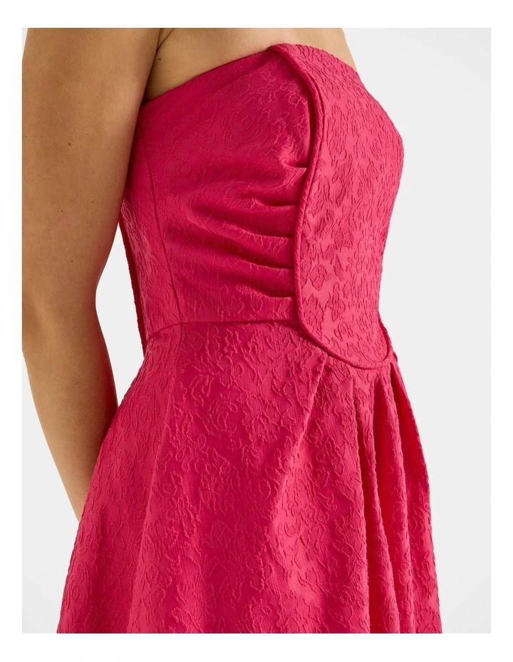 Cocktail Dress in Hot Pink image 3