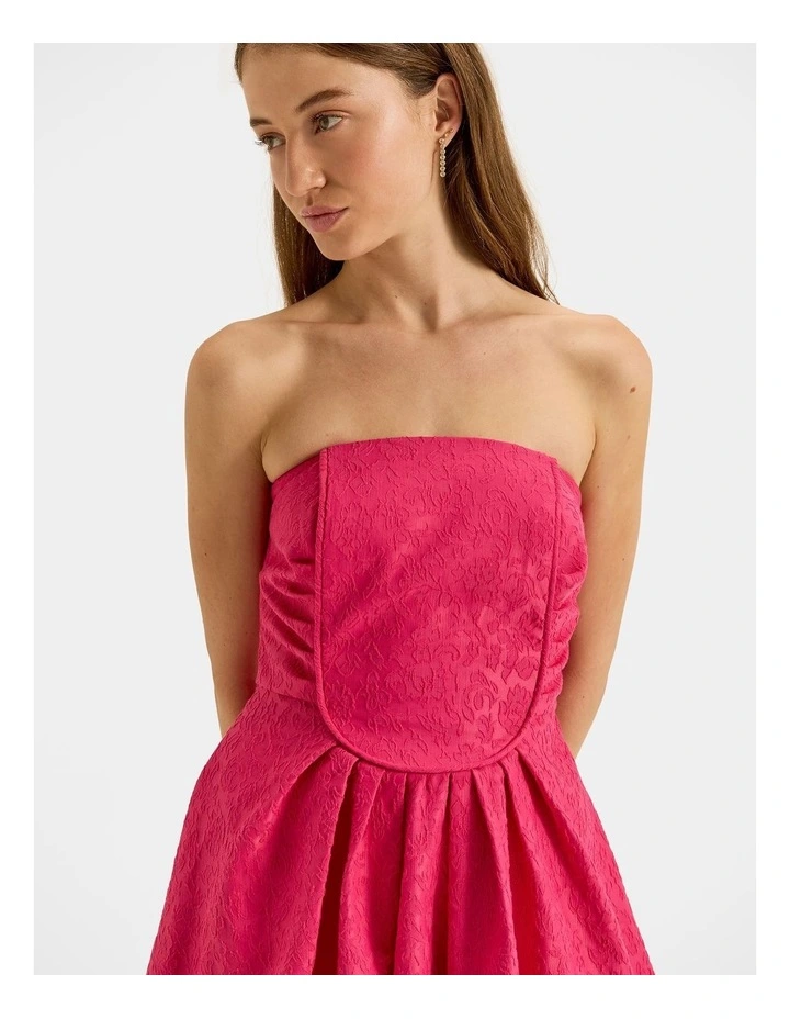 Cocktail Dress in Hot Pink image 4