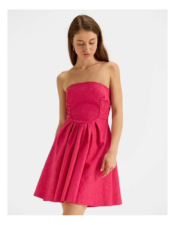 Cocktail Dress in Hot Pink image 5