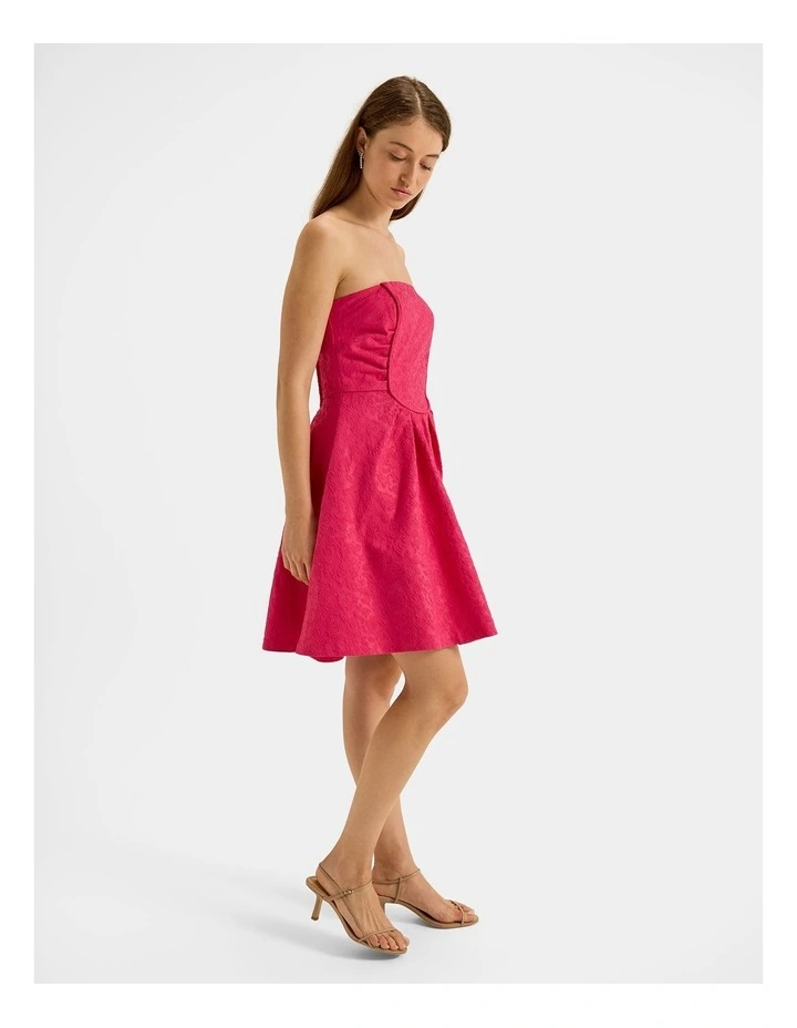 Cocktail Dress in Hot Pink image 6