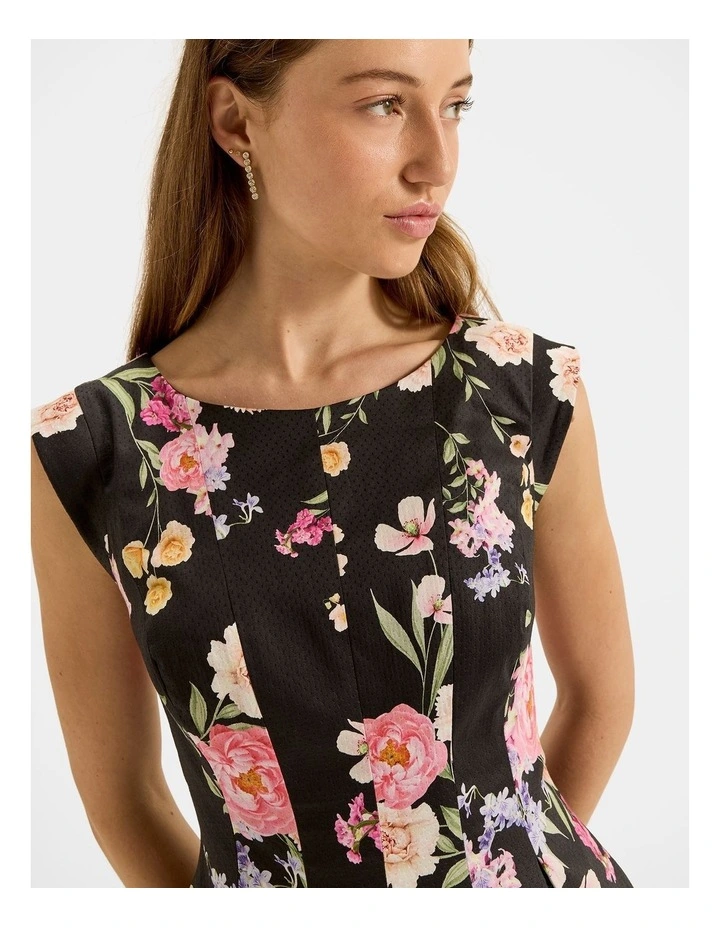 Jardin Dress in Black image 3