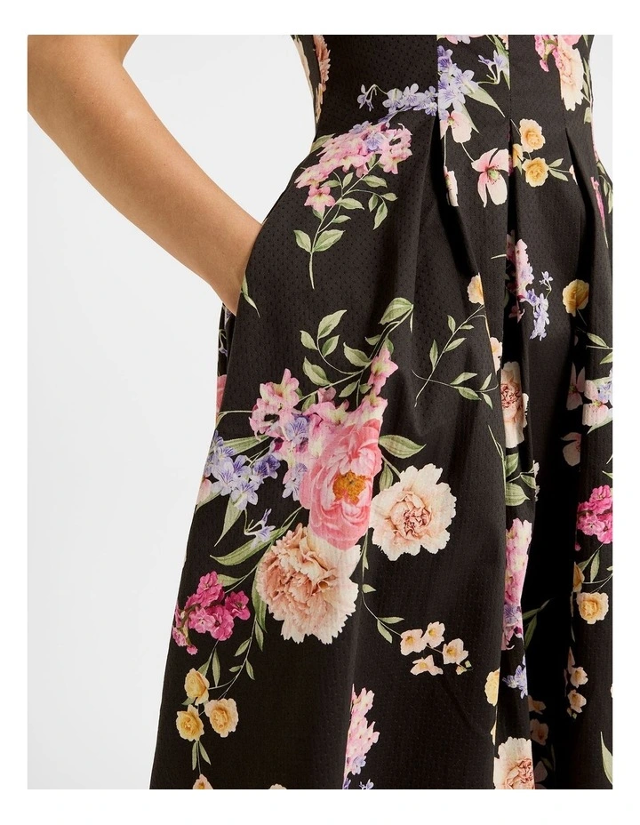 Jardin Dress in Black image 4