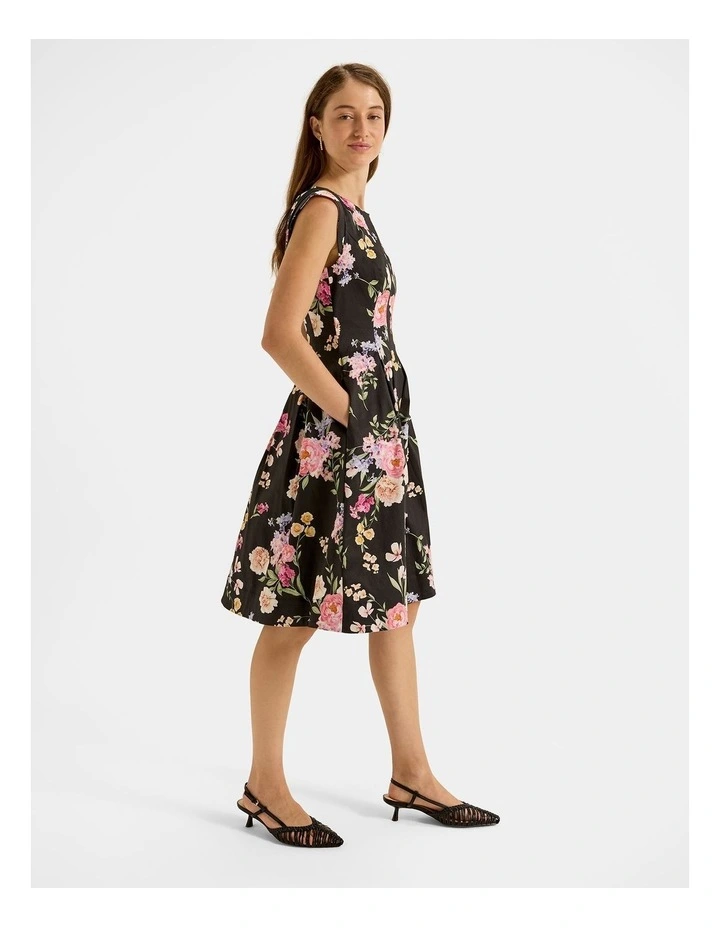 Jardin Dress in Black image 6