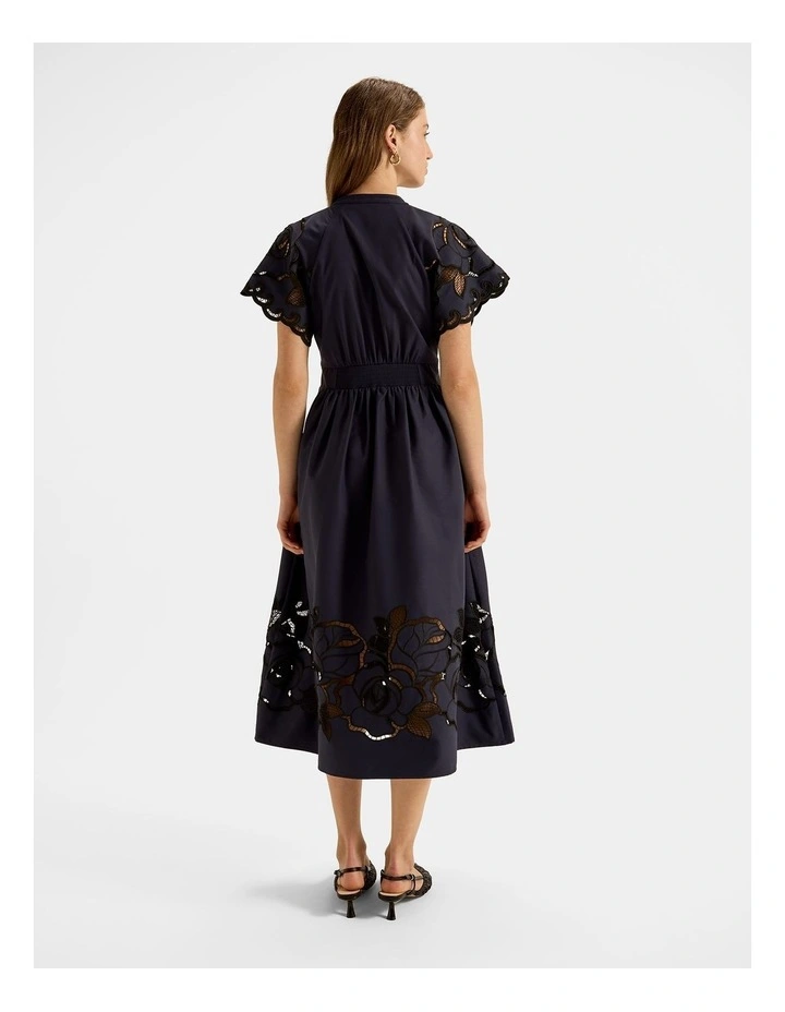 Orchid Lace Dress in Ink image 2