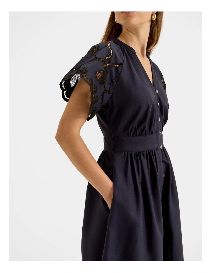 Orchid Lace Dress in Ink image 5