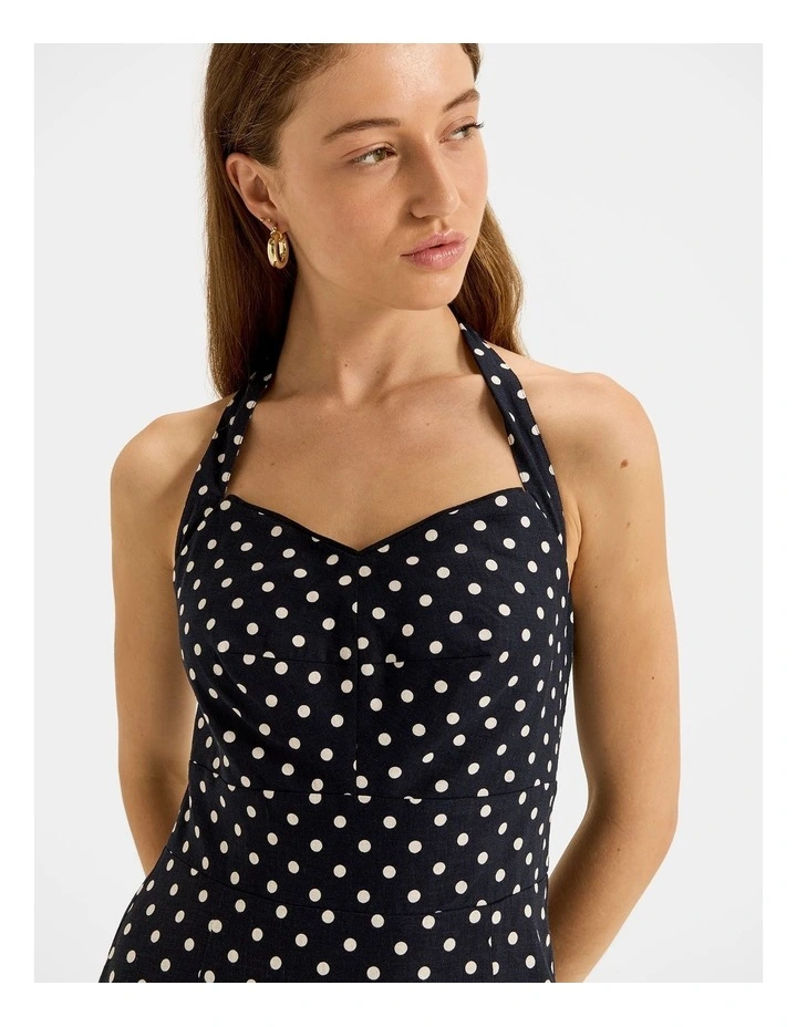 Tia Spot Sundress in Ink image 4