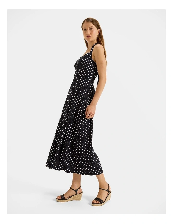 Tia Spot Sundress in Ink image 6