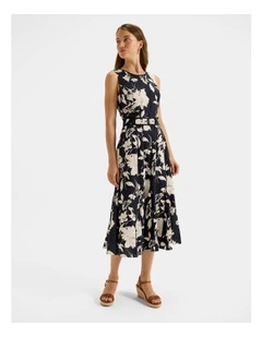 Horizon Dress in Ink