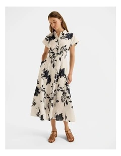 Horizon Shirtdress in Ivory