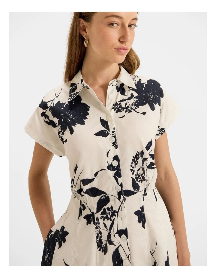 Horizon Shirtdress in Ivory image 3