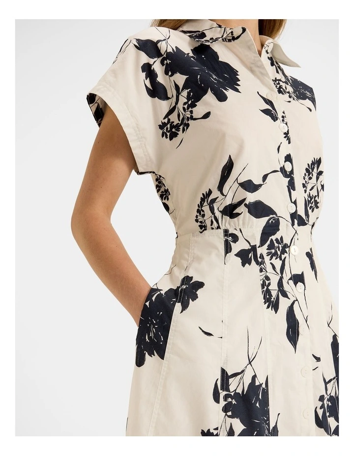 Horizon Shirtdress in Ivory image 4