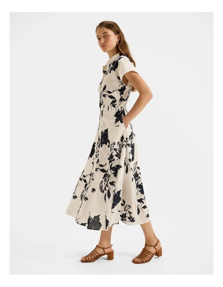 Horizon Shirtdress in Ivory image 6