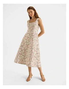Tea Rose Dress in Ivory