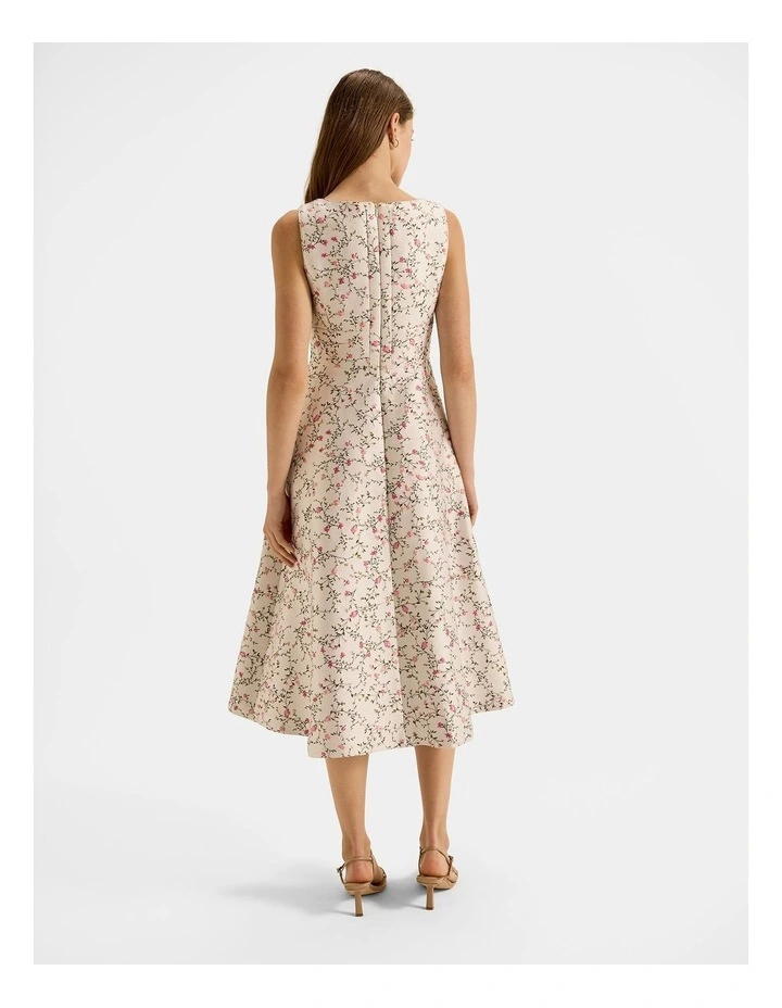 Tea Rose Dress in Ivory image 2