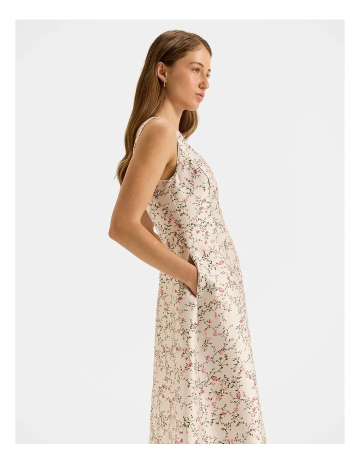 Tea Rose Dress in Ivory image 5