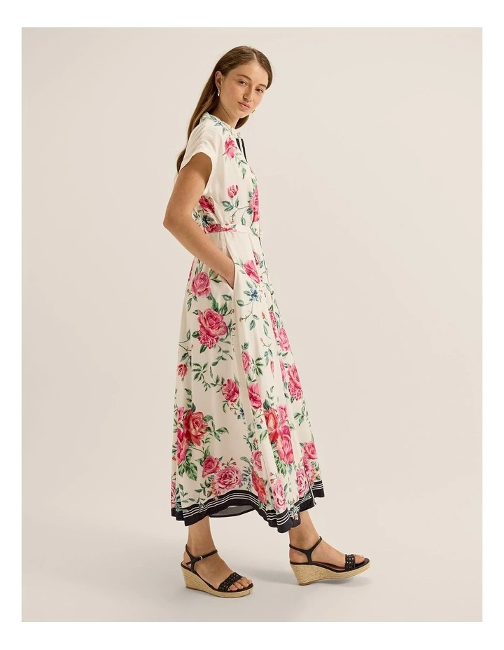 Artisan Shirtdress in Ivory image 3
