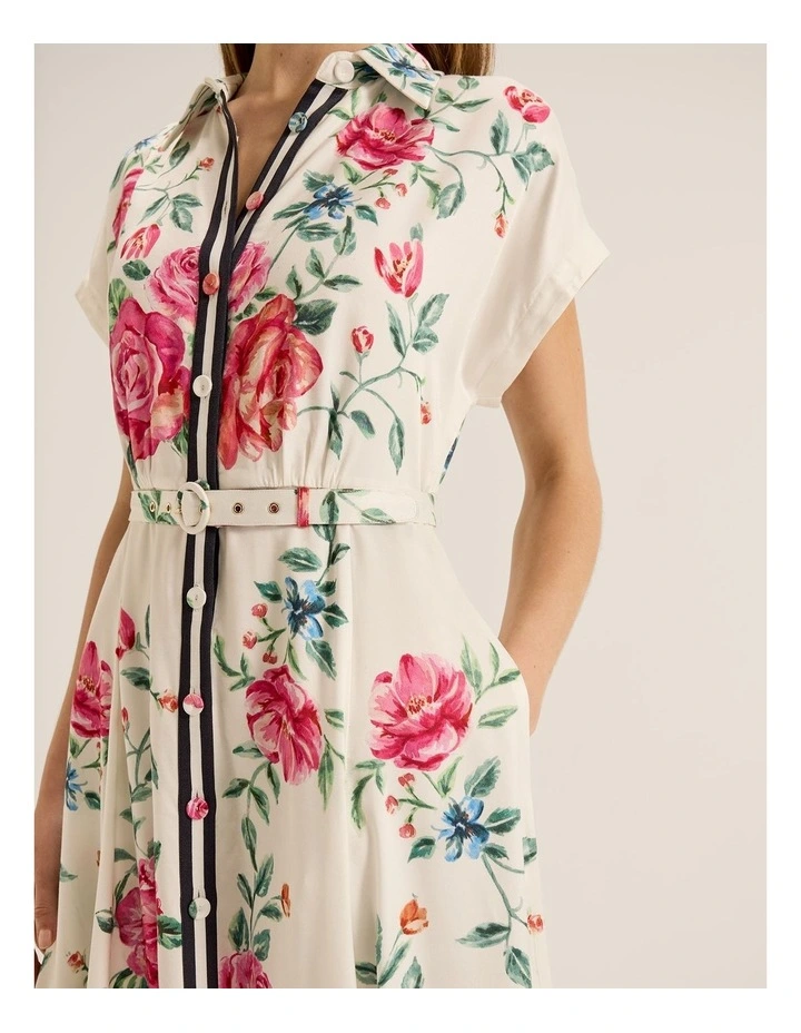 Artisan Shirtdress in Ivory image 5