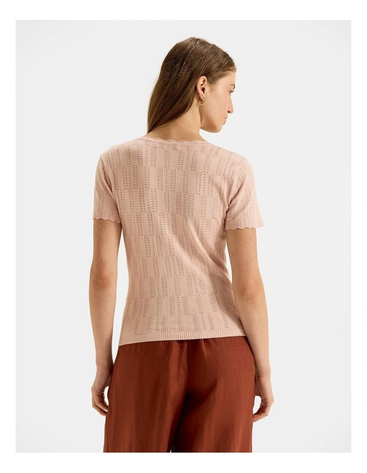 Ella Cardigan in Soft Pink image 2