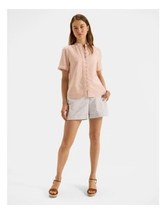 Eve Stripe Short in Ivory