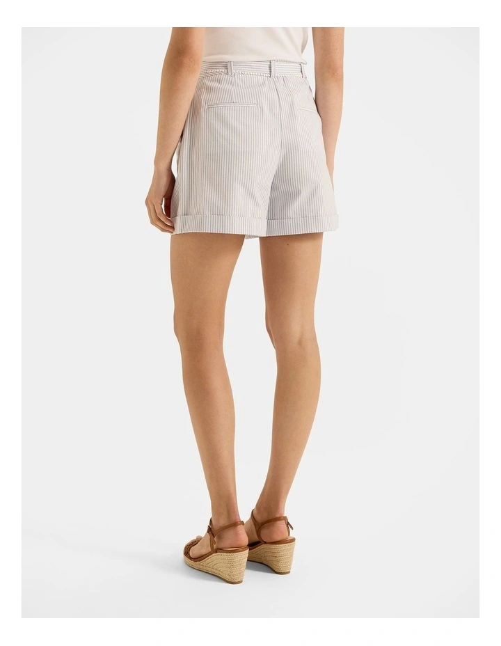 Eve Stripe Short in Ivory image 2