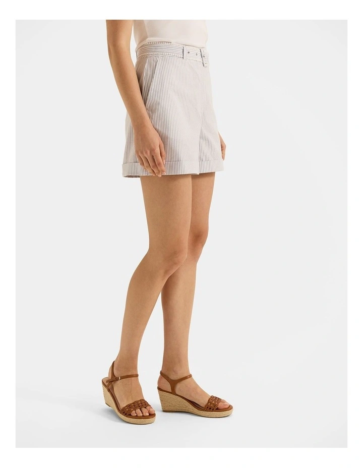 Eve Stripe Short in Ivory image 5
