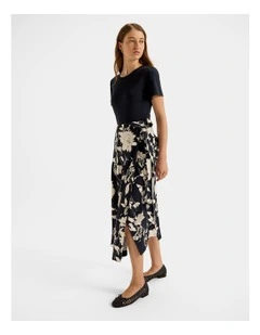 Horizon Skirt in Ink