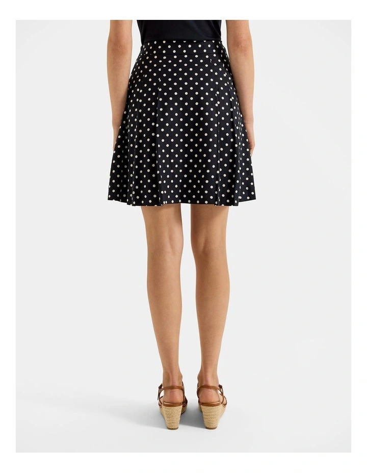 Tia Spot Skirt in Ink image 2