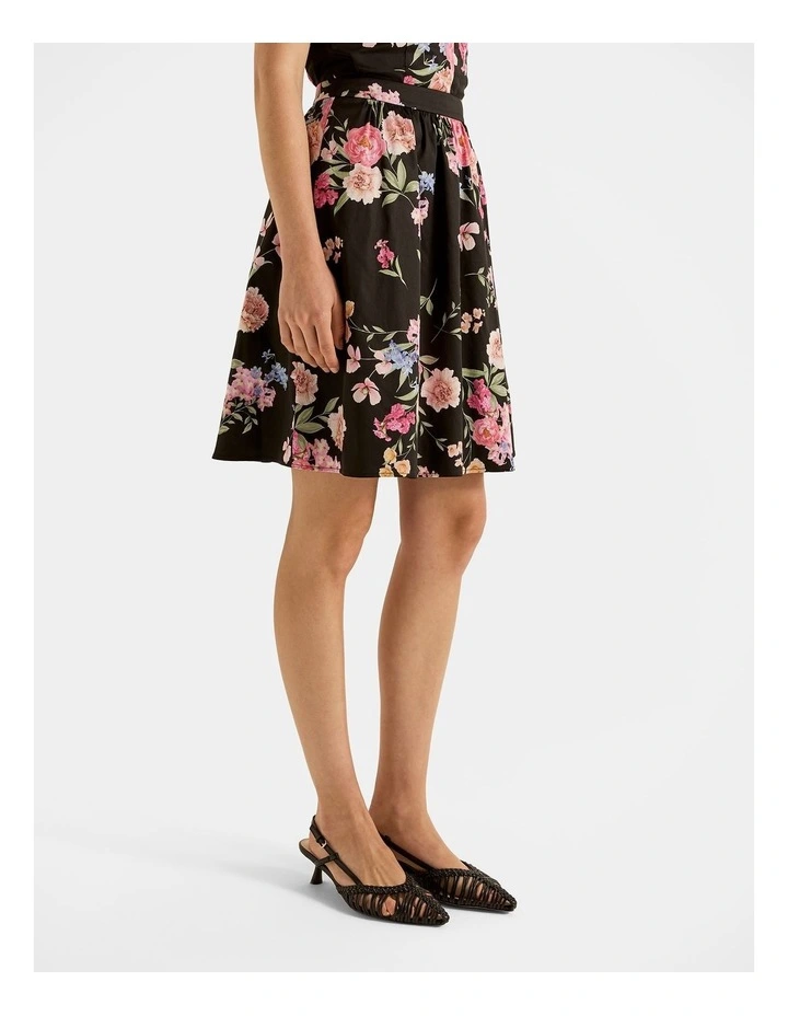 Jardin Skirt in Black image 6