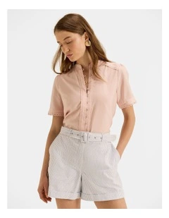 Emilia Blouse in Blossom Pink