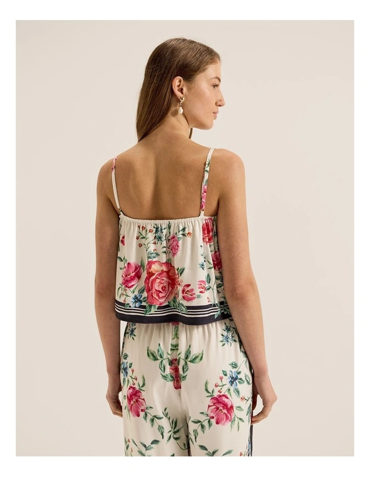 Artisan Scarf Top in Ivory image 2
