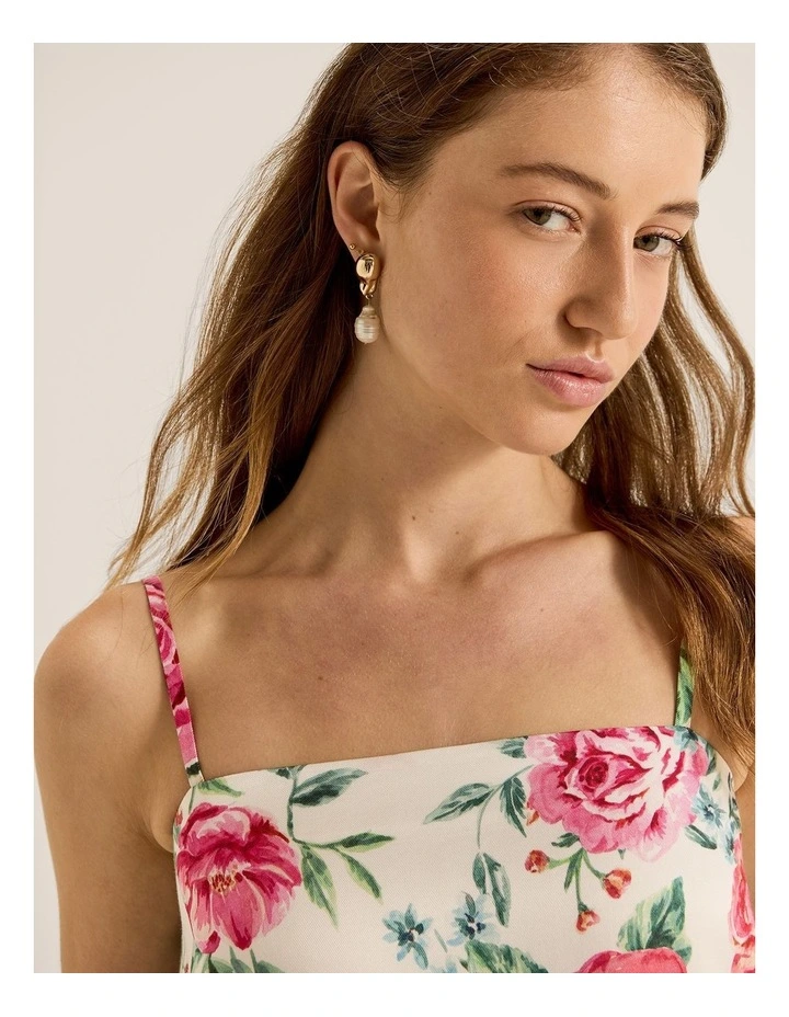 Artisan Scarf Top in Ivory image 4