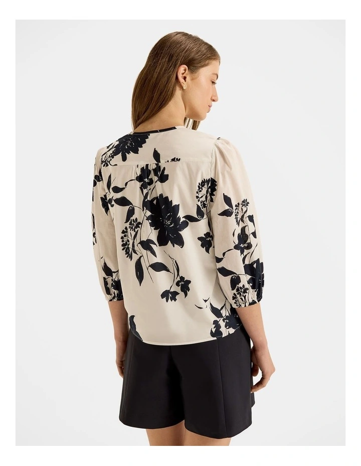 Horizon Blouse in Ivory image 2