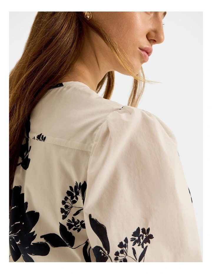 Horizon Blouse in Ivory image 3