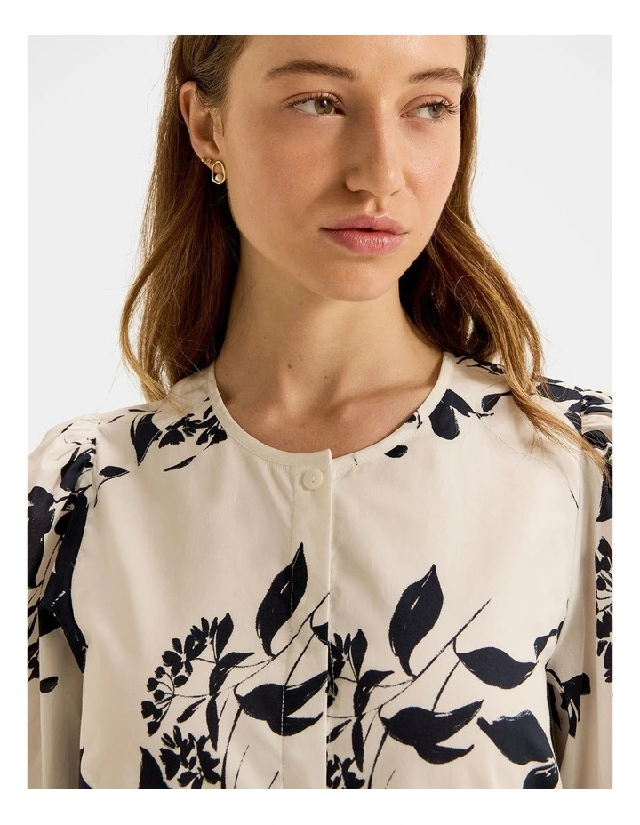 Horizon Blouse in Ivory image 4