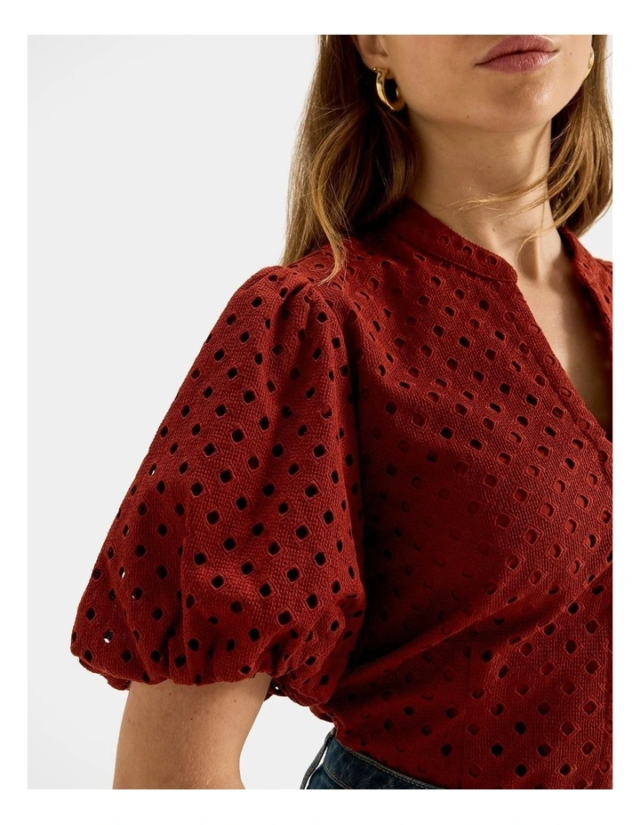 Romy Blouse in Rust image 4
