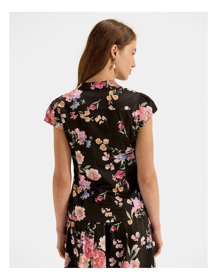 Jardin Top in Black image 2