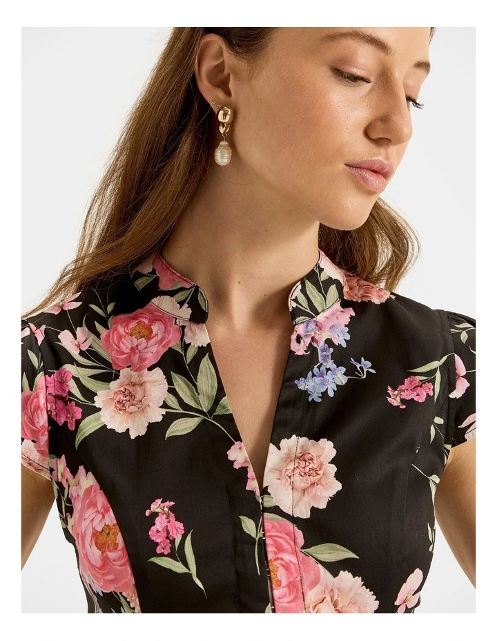 Jardin Top in Black image 3