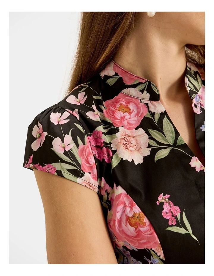 Jardin Top in Black image 4