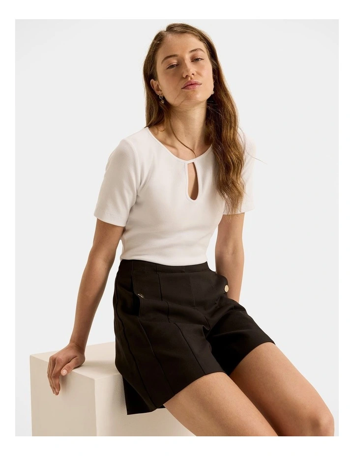 Joanne Shorts in Black image 6