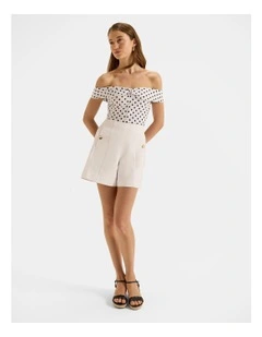 Joanne Shorts in Ivory