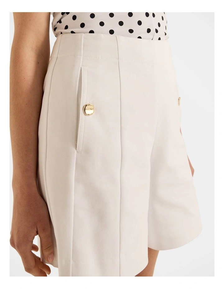 Joanne Shorts in Ivory image 3
