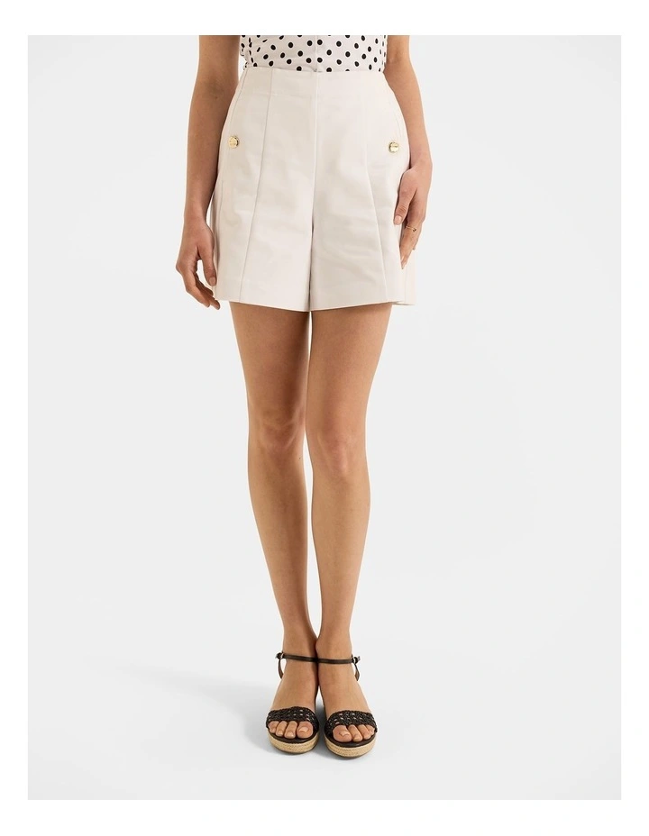 Joanne Shorts in Ivory image 4