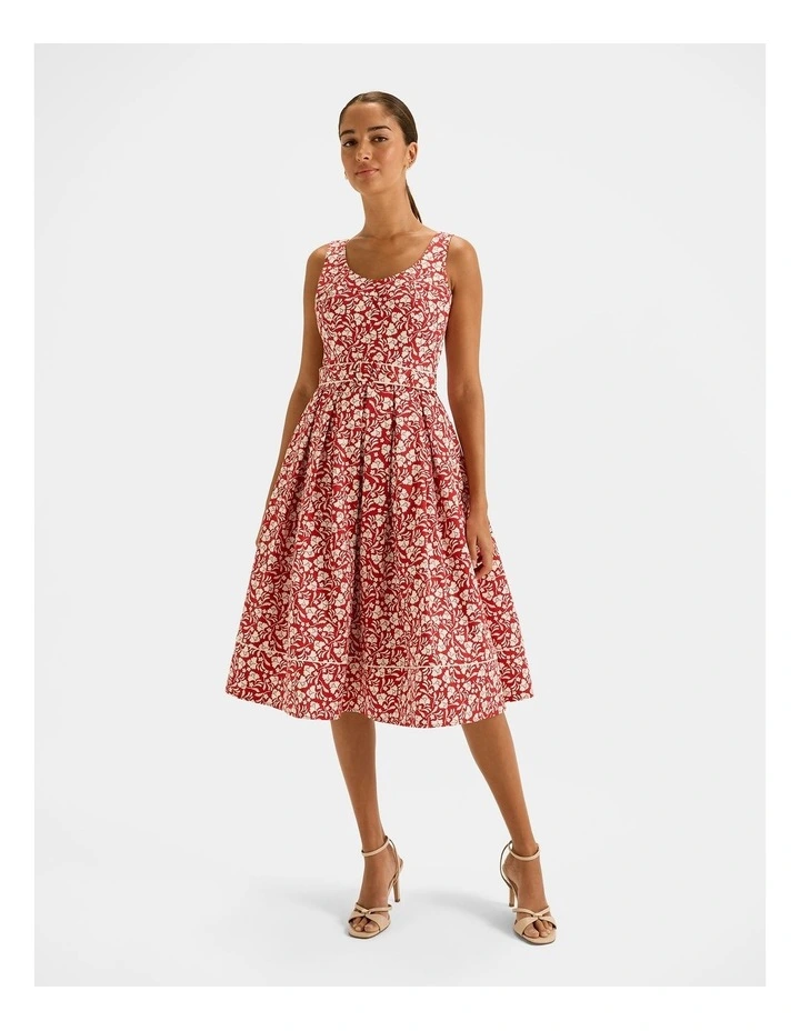 St Lucia Sun Dress in Hibiscus image 1