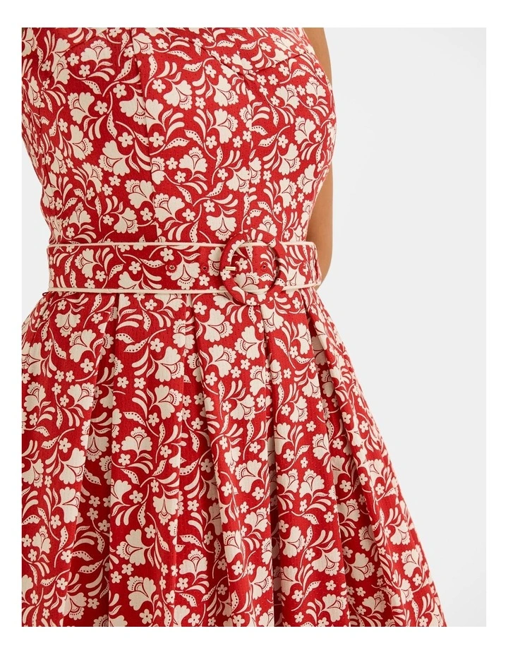 St Lucia Sun Dress in Hibiscus image 5