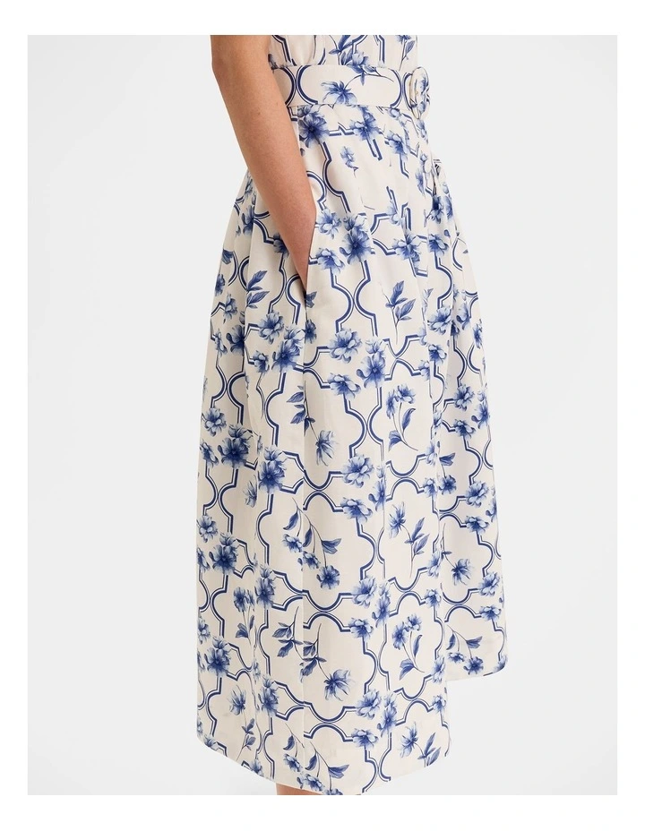 Mosaic Midi Sun Dress in Ivory image 4