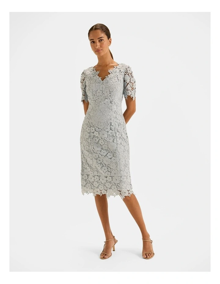Admire Lace Dress in Honeydew image 1