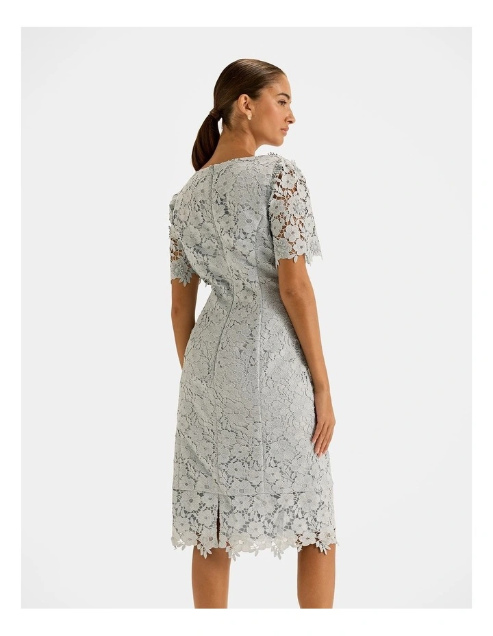 Admire Lace Dress in Honeydew image 2