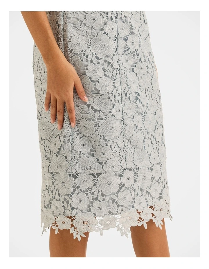 Admire Lace Dress in Honeydew image 6