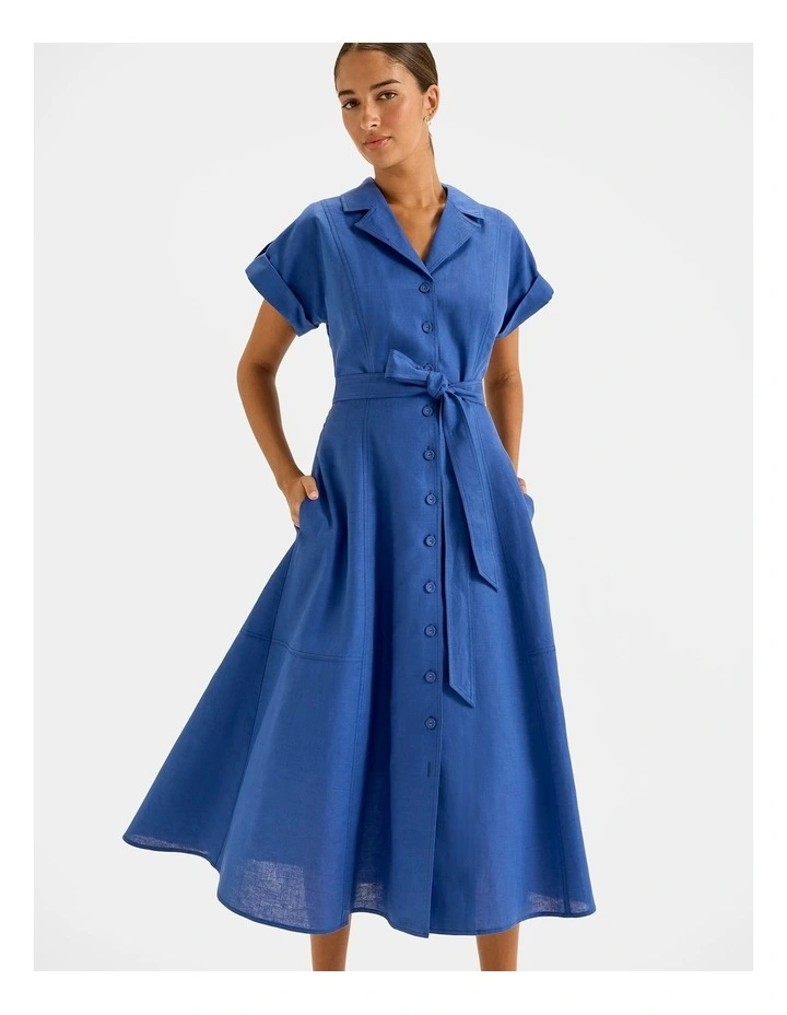 Dorit Sun Dress in Marine Blue image 6