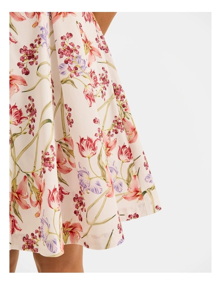 Tropics Mini Shirt Dress in Ivory image 6